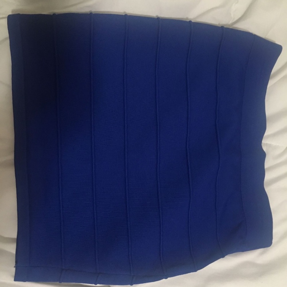 Blue mini skirt size small